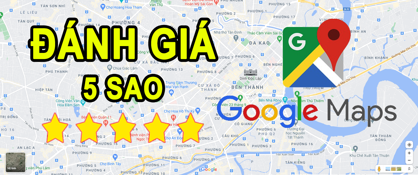 Dịch vụ đánh giá review Google Maps 5 sao uy tín, giá rẻ Azseo
