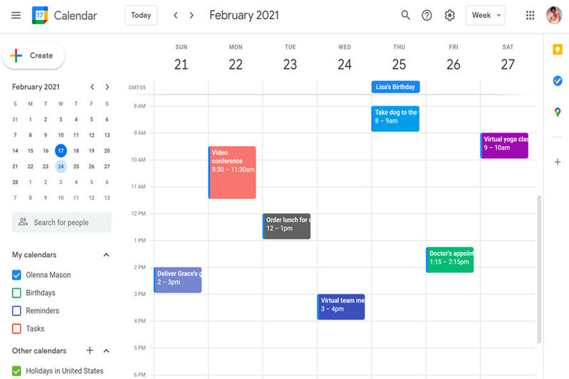 Google Calendar -1