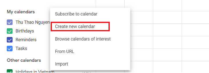 Google Calendar -4